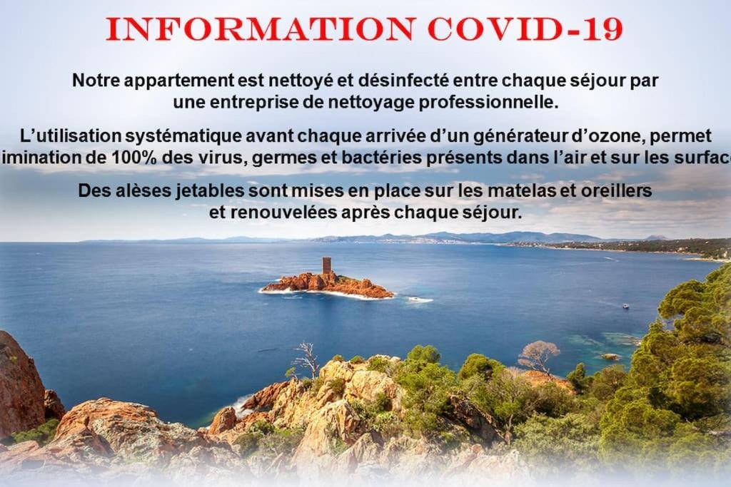 Port-Frejus, Le Paladien, Appartement 2 Pieces Climatise, Terrasse & Parking Экстерьер фото